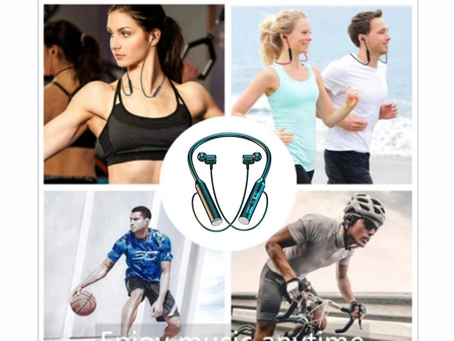 Wireless Bluetooth Earphones Neckband Headphones Gaming Stereo Sports Headset Halter Waterproof Magnetic Earbud with LED Display - Simply Just Deals LLCWireless Bluetooth Earphones Neckband Headphones Gaming Stereo Sports Headset Halter Waterproof Magnetic Earbud with LED Display14:193Regular styleRegular styleWireless Bluetooth Earphones Neckband Headphones Gaming Stereo Sports Headset Halter Waterproof Magnetic Earbud with LED Display