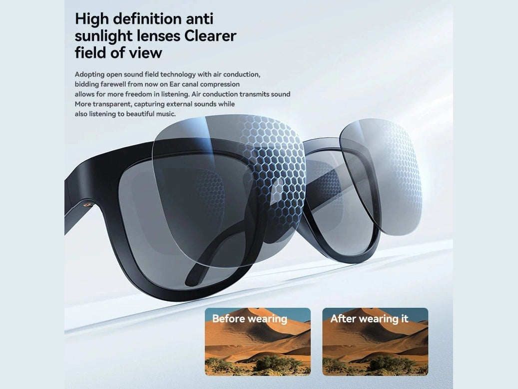 Wireless Smart Sunglasses Anti Blue Light & AI Translator Bluetooth 6.0 Glasses For Music Calls Open Audio Design Lightweight - Simply Just Deals LLCWireless Smart Sunglasses Anti Blue Light & AI Translator Bluetooth 6.0 Glasses For Music Calls Open Audio Design Lightweight14:29Basic TypeBasic TypeWireless Smart Sunglasses Anti Blue Light & AI Translator Bluetooth 6.0 Glasses For Music Calls Open Audio Design Lightweight