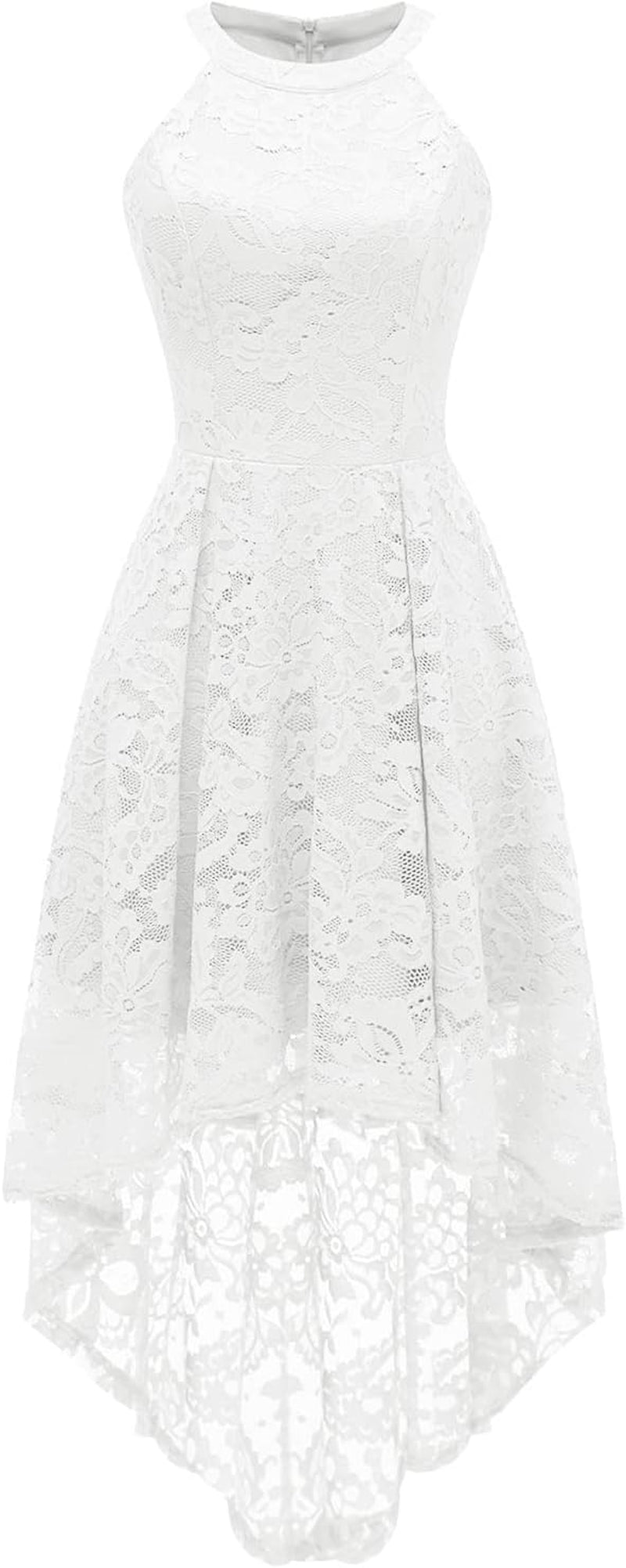 Women Halter Lace Wedding Guest Dress Hi - Lo Cocktail Party Bridesmaid Formal Dresses - Simply Just Deals LLCWomen Halter Lace Wedding Guest Dress Hi - Lo Cocktail Party Bridesmaid Formal Dresses577db330-0a56-48d2-86a9-67e2ac0f3eefWhite3X - LargeWomen Halter Lace Wedding Guest Dress Hi - Lo Cocktail Party Bridesmaid Formal Dresses