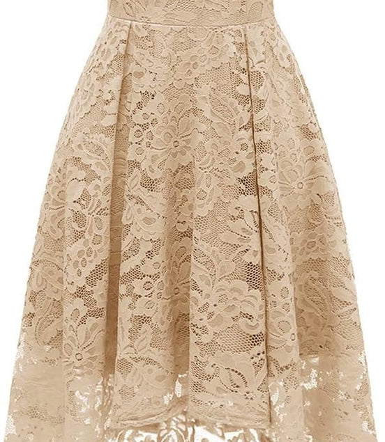 Women Halter Lace Wedding Guest Dress Hi - Lo Cocktail Party Bridesmaid Formal Dresses - Simply Just Deals LLCWomen Halter Lace Wedding Guest Dress Hi - Lo Cocktail Party Bridesmaid Formal Dressesf8f41872-69a3-4ea3-9bd0-44218e137622ChampagneMediumWomen Halter Lace Wedding Guest Dress Hi - Lo Cocktail Party Bridesmaid Formal Dresses