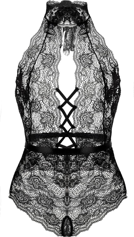 Women Lace Bodysuit Deep V Neck Dobby Mesh Body Suits Teddy Lingerie Black,M - Simply Just Deals LLCWomen Lace Bodysuit Deep V Neck Dobby Mesh Body Suits Teddy Lingerie Black,M870cf37a-1fc8-407b-8500-cdc0c23a497dWomen Lace Bodysuit Deep V Neck Dobby Mesh Body Suits Teddy Lingerie Black,M
