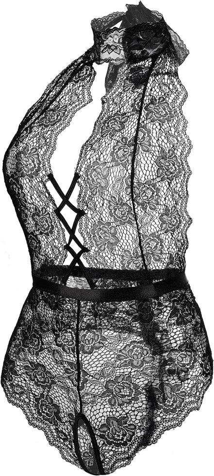 Women Lace Bodysuit Deep V Neck Dobby Mesh Body Suits Teddy Lingerie Black,M - Simply Just Deals LLCWomen Lace Bodysuit Deep V Neck Dobby Mesh Body Suits Teddy Lingerie Black,M870cf37a-1fc8-407b-8500-cdc0c23a497dWomen Lace Bodysuit Deep V Neck Dobby Mesh Body Suits Teddy Lingerie Black,M