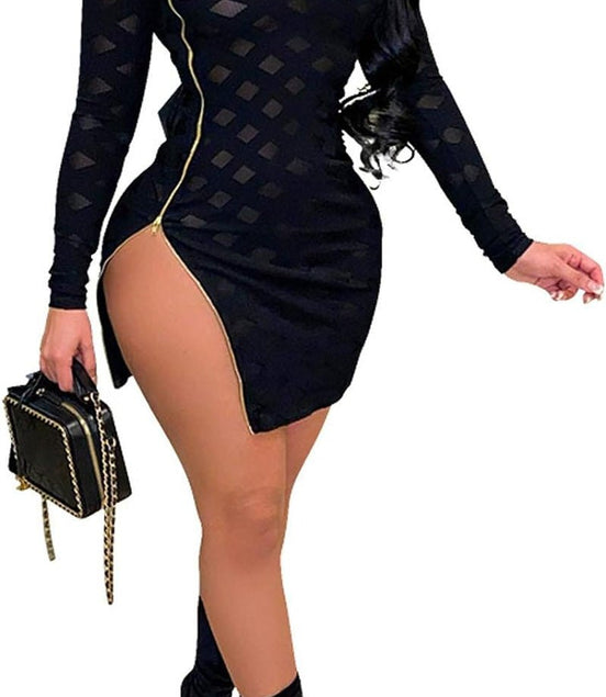 Women Sexy Sheer Mesh Boydcon Midi Dress See through Printed Long Sleeve Midi Skinny Clubwear Party Dress - Simply Just Deals LLCWomen Sexy Sheer Mesh Boydcon Midi Dress See through Printed Long Sleeve Midi Skinny Clubwear Party Dress9bcaaca8-1415-4403-8176-404fbce261daY - BlackLargeWomen Sexy Sheer Mesh Boydcon Midi Dress See through Printed Long Sleeve Midi Skinny Clubwear Party Dress