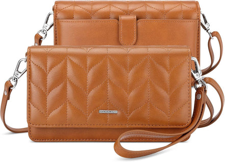 Women Small Crossbody Bag Cellphone Purse Wallet with RFID Card Slots 2 Straps - Simply Just Deals LLCWomen Small Crossbody Bag Cellphone Purse Wallet with RFID Card Slots 2 Straps513e56f1-5e3c-4a7f-9274-525cecc41a1eQuilted BrownWomen Small Crossbody Bag Cellphone Purse Wallet with RFID Card Slots 2 Straps