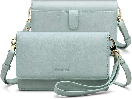 Women Small Crossbody Bag Cellphone Purse Wallet with RFID Card Slots 2 Straps - Simply Just Deals LLCWomen Small Crossbody Bag Cellphone Purse Wallet with RFID Card Slots 2 Straps5bc4a8e4-7f84-48ea-9301-f2c28e1da7b9C - GreenWomen Small Crossbody Bag Cellphone Purse Wallet with RFID Card Slots 2 Straps