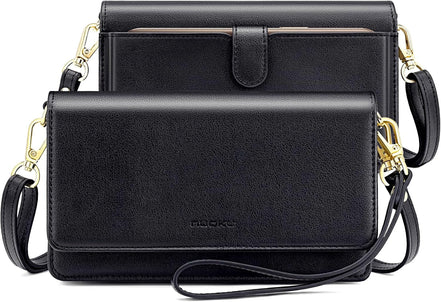 Women Small Crossbody Bag Cellphone Purse Wallet with RFID Card Slots 2 Straps - Simply Just Deals LLCWomen Small Crossbody Bag Cellphone Purse Wallet with RFID Card Slots 2 Straps8f5bdafd-349e-49eb-a658-d1dc07ba96a7A - BlackWomen Small Crossbody Bag Cellphone Purse Wallet with RFID Card Slots 2 Straps