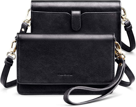 Women Small Crossbody Bag Cellphone Purse Wallet with RFID Card Slots 2 Straps - Simply Just Deals LLCWomen Small Crossbody Bag Cellphone Purse Wallet with RFID Card Slots 2 Straps8f5bdafd-349e-49eb-a658-d1dc07ba96a7A - BlackWomen Small Crossbody Bag Cellphone Purse Wallet with RFID Card Slots 2 Straps