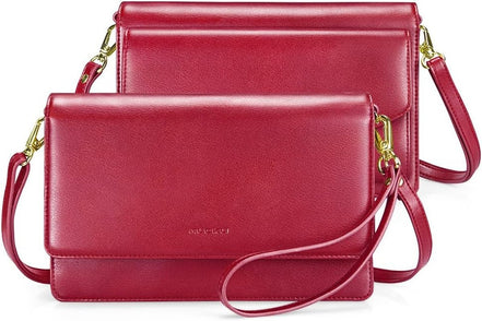 Women Small Crossbody Bag Cellphone Purse Wallet with RFID Card Slots 2 Straps - Simply Just Deals LLCWomen Small Crossbody Bag Cellphone Purse Wallet with RFID Card Slots 2 Strapsd1db2207-33a7-470b-9459-d0bc5ff45acbYour Large BurgundyWomen Small Crossbody Bag Cellphone Purse Wallet with RFID Card Slots 2 Straps