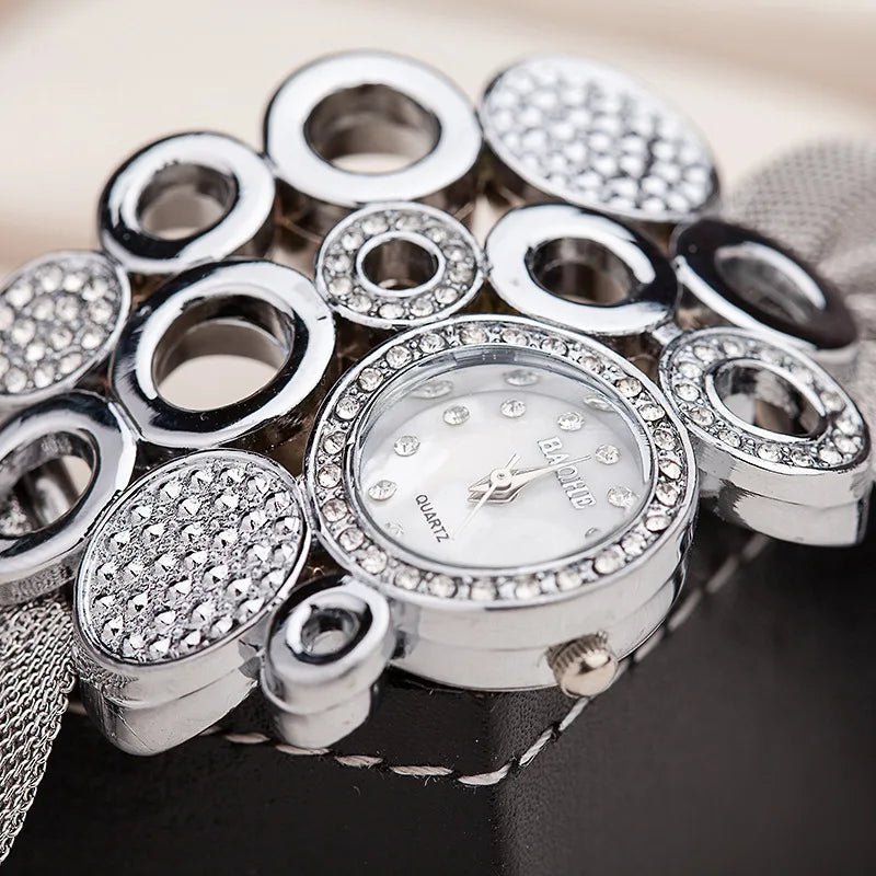 Women Watch Luxury Fashion Bracelet Popular Inlaid Rhinestones Mesh Watchband Ladies Casual Quartz Watches Dress Wristwatch - Simply Just Deals LLCWomen Watch Luxury Fashion Bracelet Popular Inlaid Rhinestones Mesh Watchband Ladies Casual Quartz Watches Dress Wristwatch8559ad3e-54be-4f26-a116-c8e67ddbc167Ja001 - SilverWomen Watch Luxury Fashion Bracelet Popular Inlaid Rhinestones Mesh Watchband Ladies Casual Quartz Watches Dress Wristwatch