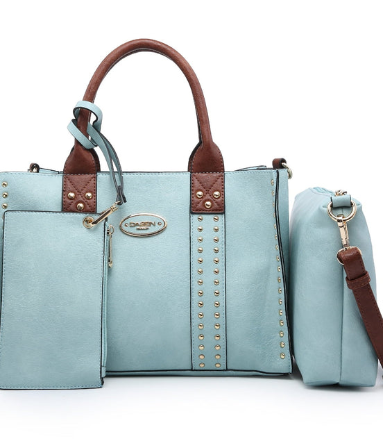 Women'S 3Pcs Purse Handbag Shoulder Bag Tote Satchel Hobo Bag Briefcase Work Bag for Ladies - Simply Just Deals LLCWomen'S 3Pcs Purse Handbag Shoulder Bag Tote Satchel Hobo Bag Briefcase Work Bag for Ladies37d37032-a675-4ed8-a605-c125e933b17aLight Blue/CoffeeWomen'S 3Pcs Purse Handbag Shoulder Bag Tote Satchel Hobo Bag Briefcase Work Bag for Ladies