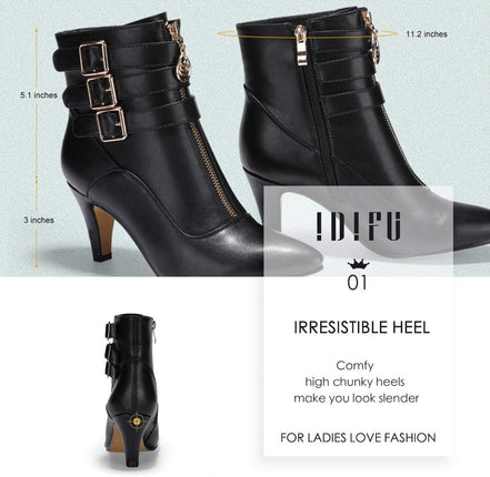 Women'S Buckle Strap Ankle Booties 3 Inch Pointed Toe Zipper Heels Dress Jeans Boots - Simply Just Deals LLCWomen'S Buckle Strap Ankle Booties 3 Inch Pointed Toe Zipper Heels Dress Jeans Bootsa93ebaa5-3fca-410e-884e-2f86263d5eabBlack5Women'S Buckle Strap Ankle Booties 3 Inch Pointed Toe Zipper Heels Dress Jeans Boots