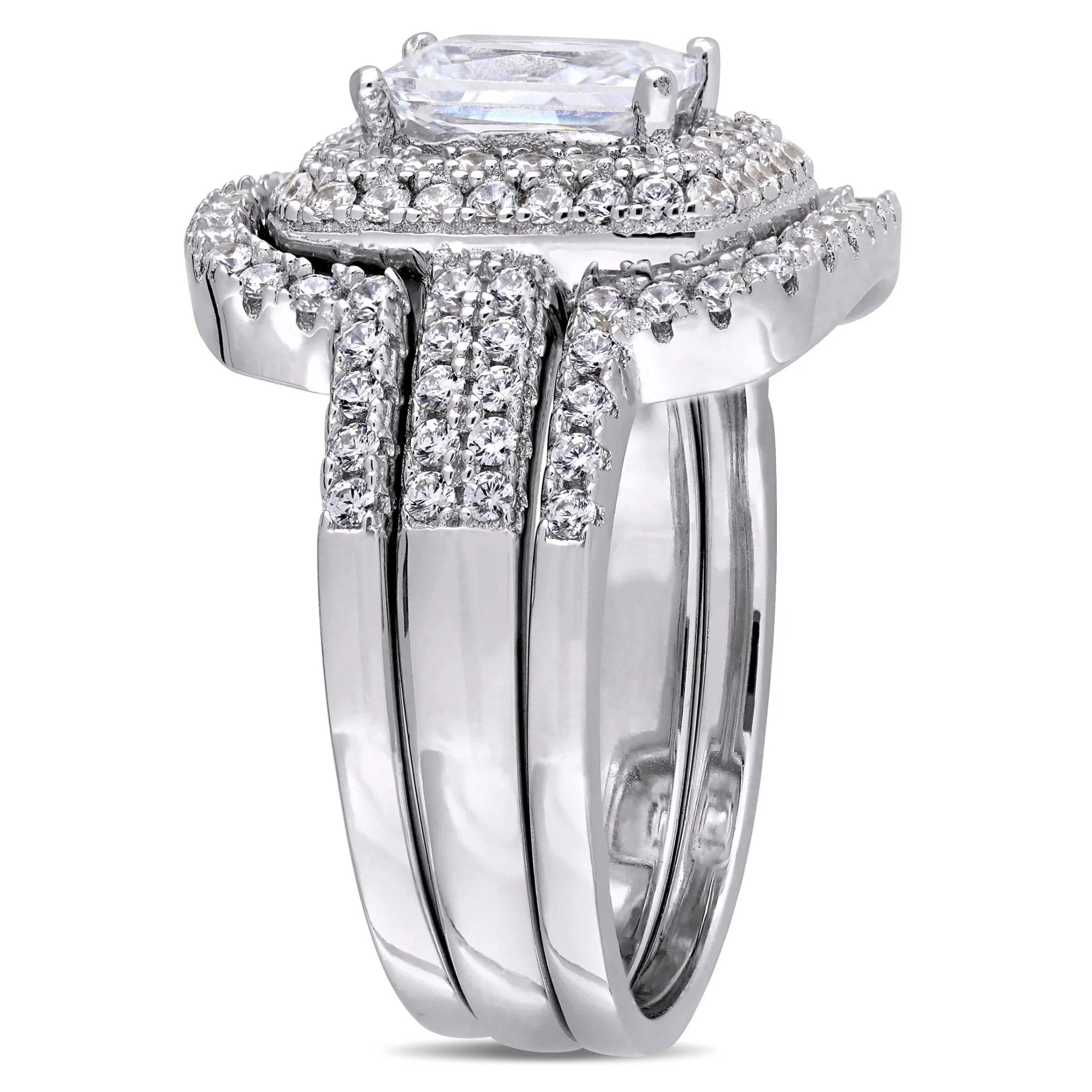 Women'S Cubic Zirconia and Emerald Sterling Silver Bridal Set - Simply Just Deals LLCWomen'S Cubic Zirconia and Emerald Sterling Silver Bridal Setd5ffce7f-b3b6-455e-ad2c-f8cb800ee7baWomen'S Cubic Zirconia and Emerald Sterling Silver Bridal Set