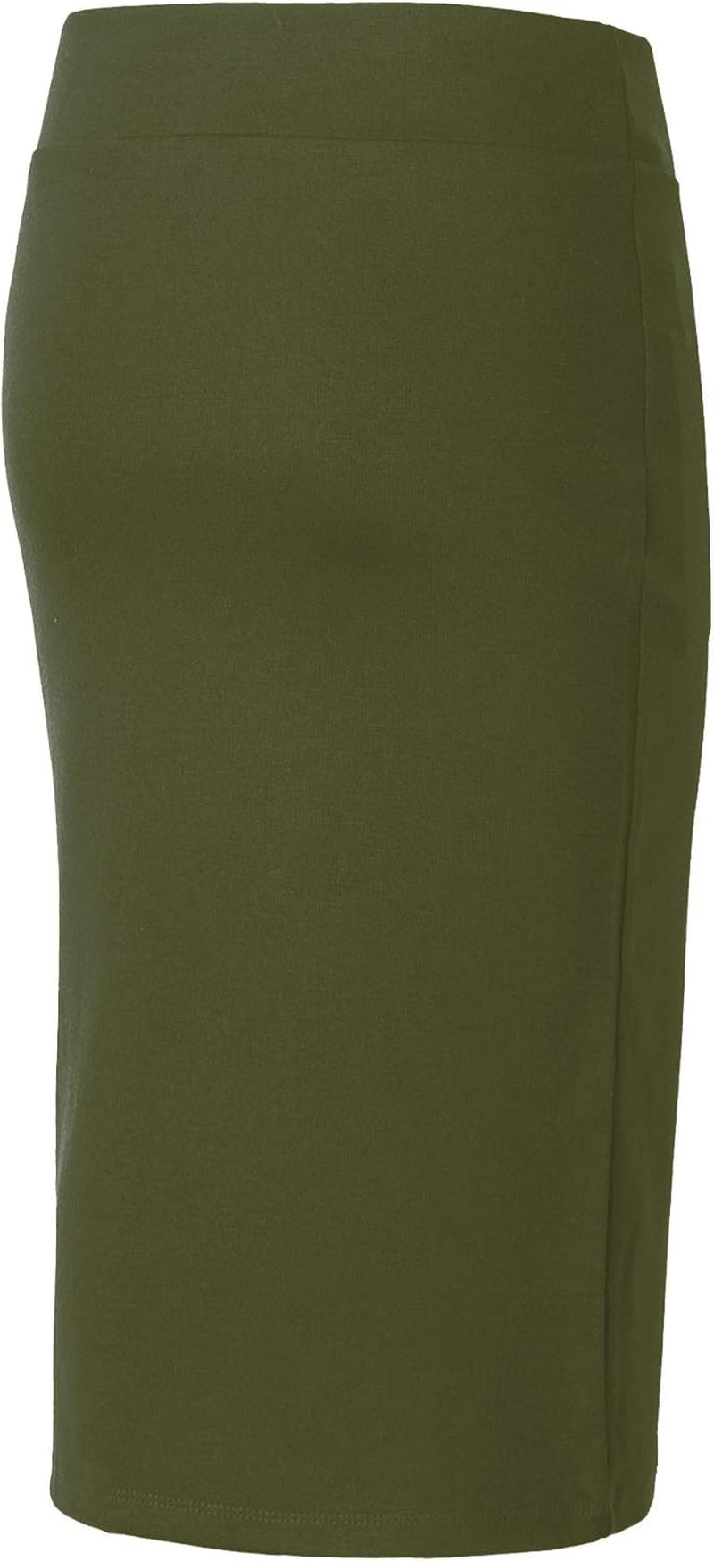 Women'S Elastic Waist Stretch Bodycon Midi Pencil Skirt - Simply Just Deals LLCWomen'S Elastic Waist Stretch Bodycon Midi Pencil Skirt1fcdd7fd-cf1e-4b94-82e5-fec9fe463219Army GreenX - SmallWomen'S Elastic Waist Stretch Bodycon Midi Pencil Skirt