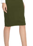 Women'S Elastic Waist Stretch Bodycon Midi Pencil Skirt - Simply Just Deals LLCWomen'S Elastic Waist Stretch Bodycon Midi Pencil Skirt1fcdd7fd-cf1e-4b94-82e5-fec9fe463219Army GreenX - SmallWomen'S Elastic Waist Stretch Bodycon Midi Pencil Skirt