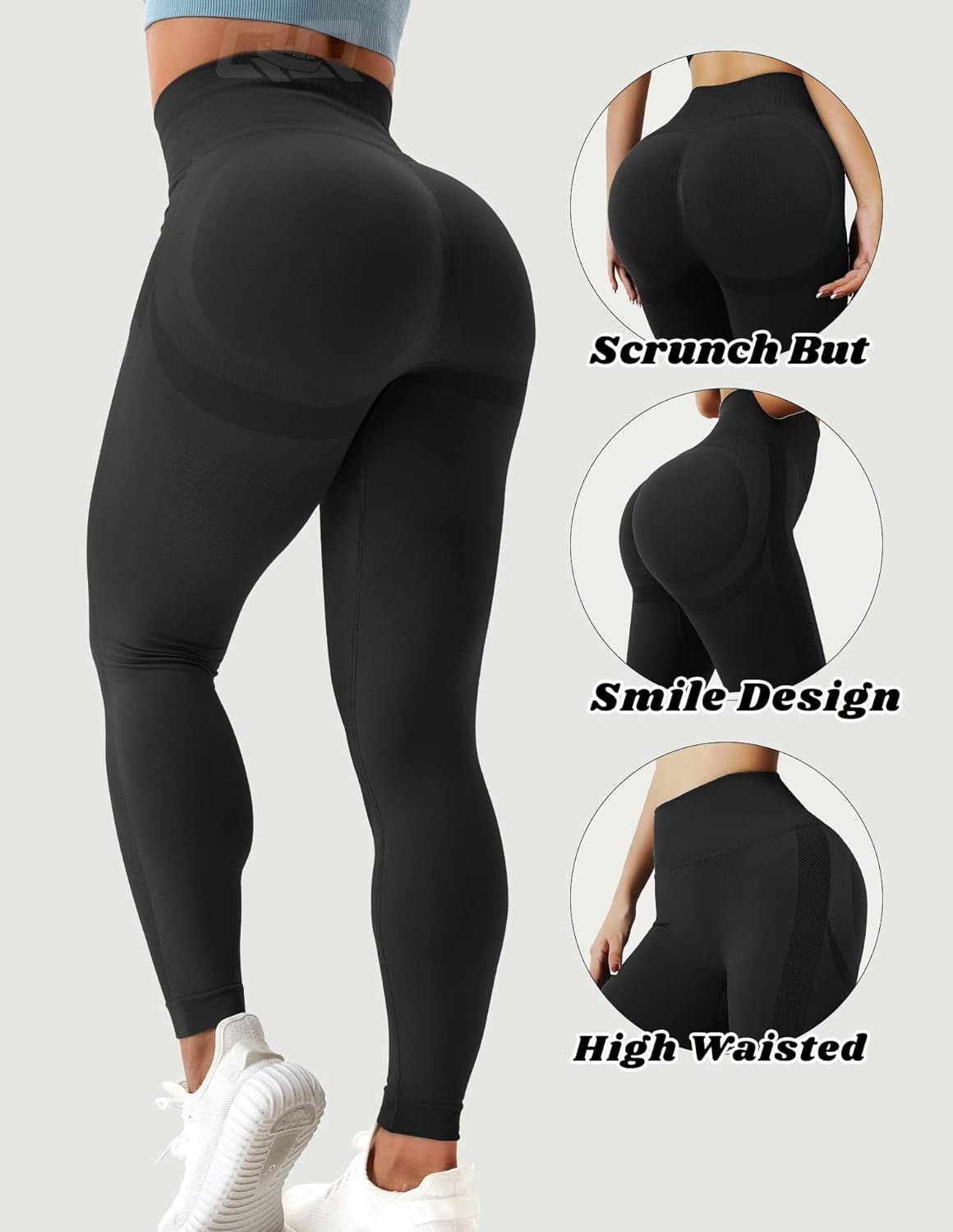 Women'S High Waist Scrunch Butt Lift Leggings Workout Seamless Booty Tummy Control Smile Contour Yoga Pants Black S - Simply Just Deals LLCWomen'S High Waist Scrunch Butt Lift Leggings Workout Seamless Booty Tummy Control Smile Contour Yoga Pants Black S82cb29df-88b0-4815-8e4e-2d8c3bccf913Women'S High Waist Scrunch Butt Lift Leggings Workout Seamless Booty Tummy Control Smile Contour Yoga Pants Black S