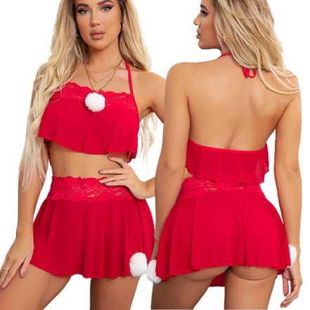 Women'S Lace Santa Sleepwear Red Christmas Lingerie Babydoll Nighties Xmas Gift - Simply Just Deals LLCWomen'S Lace Santa Sleepwear Red Christmas Lingerie Babydoll Nighties Xmas Gift65f4e256-20eb-4773-835b-054d872de7ac4Red 370LWomen'S Lace Santa Sleepwear Red Christmas Lingerie Babydoll Nighties Xmas Gift