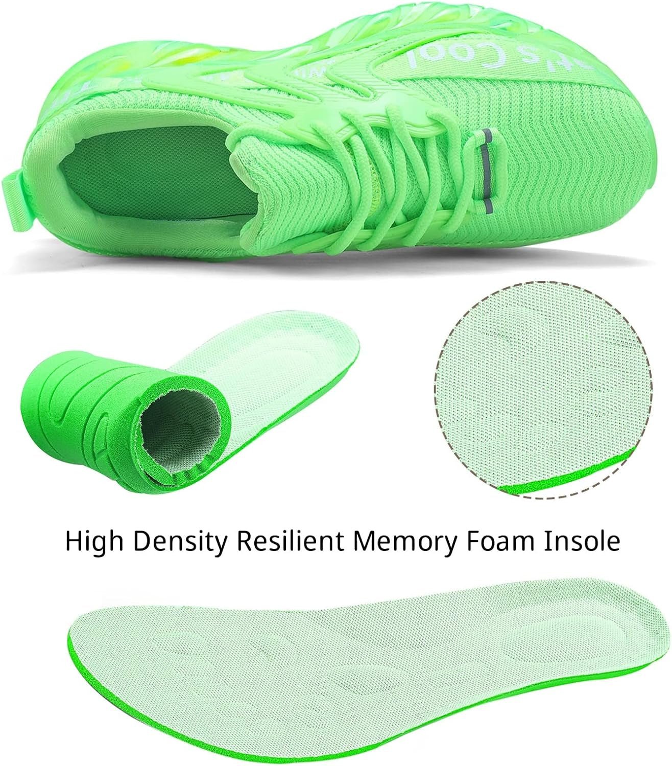 Womens Running Shoes Non Slip Tennis Shoes for Women Fashion Slip on Sneakers Athletic Sports Walking Shoes + Comfy Air Cushion Sole (Green38) - Simply Just Deals LLCWomens Running Shoes Non Slip Tennis Shoes for Women Fashion Slip on Sneakers Athletic Sports Walking Shoes + Comfy Air Cushion Sole (Green38)14ab7edb-fda7-4d7c-945d-48750bfdf06dWomens Running Shoes Non Slip Tennis Shoes for Women Fashion Slip on Sneakers Athletic Sports Walking Shoes + Comfy Air Cushion Sole (Green38)