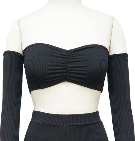 Women'S Sexy 2 Piece Outfits Clubwear off the Shoulder Crop Tops Long Loose Pant Set Long Sleeve Club Jumpsuits Black L - Simply Just Deals LLCWomen'S Sexy 2 Piece Outfits Clubwear off the Shoulder Crop Tops Long Loose Pant Set Long Sleeve Club Jumpsuits Black Lcf521dbd-ce96-48ce-8389-e4742d669d11Women'S Sexy 2 Piece Outfits Clubwear off the Shoulder Crop Tops Long Loose Pant Set Long Sleeve Club Jumpsuits Black L