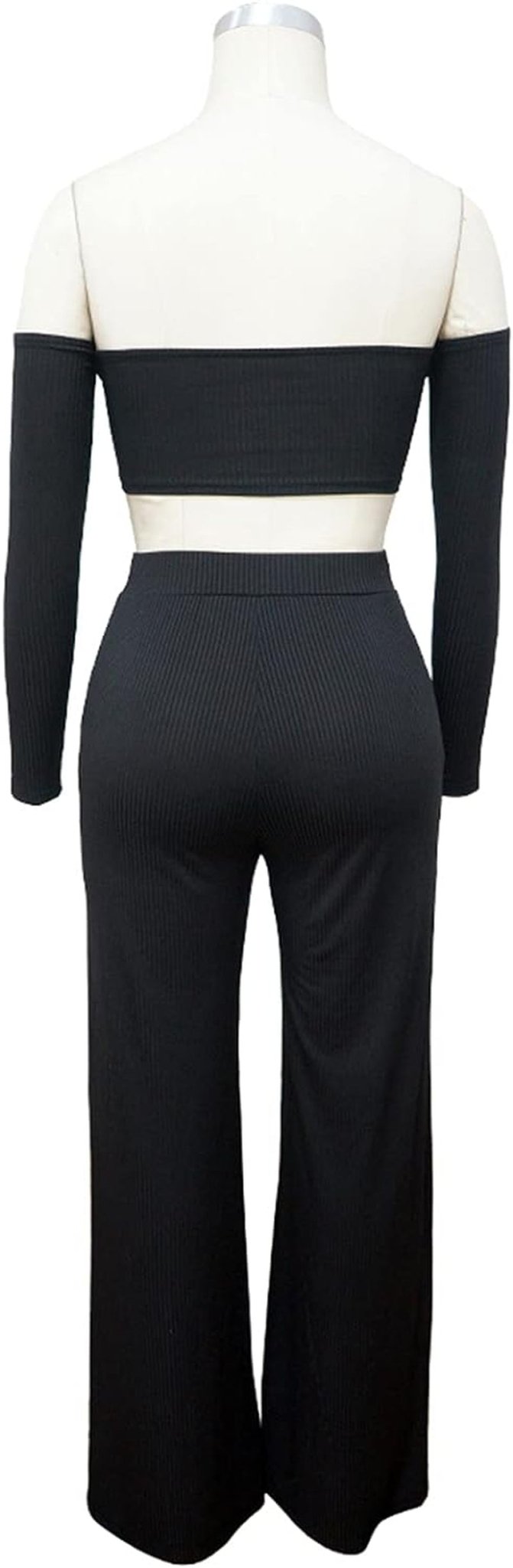 Women'S Sexy 2 Piece Outfits Clubwear off the Shoulder Crop Tops Long Loose Pant Set Long Sleeve Club Jumpsuits Black L - Simply Just Deals LLCWomen'S Sexy 2 Piece Outfits Clubwear off the Shoulder Crop Tops Long Loose Pant Set Long Sleeve Club Jumpsuits Black Lcf521dbd-ce96-48ce-8389-e4742d669d11Women'S Sexy 2 Piece Outfits Clubwear off the Shoulder Crop Tops Long Loose Pant Set Long Sleeve Club Jumpsuits Black L