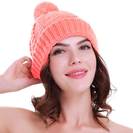 Women'S Winter Beanie Warm Lining - Thick Slouchy Cable Knit Skull Hat Ski Cap - Simply Just Deals LLCWomen'S Winter Beanie Warm Lining - Thick Slouchy Cable Knit Skull Hat Ski Capd052ed47-78c3-4a0e-b87a-09f689bcc25aPinkWomen'S Winter Beanie Warm Lining - Thick Slouchy Cable Knit Skull Hat Ski Cap