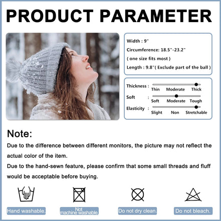 Women'S Winter Beanie Warm Lining - Thick Slouchy Cable Knit Skull Hat Ski Cap - Simply Just Deals LLCWomen'S Winter Beanie Warm Lining - Thick Slouchy Cable Knit Skull Hat Ski Capd052ed47-78c3-4a0e-b87a-09f689bcc25aPinkWomen'S Winter Beanie Warm Lining - Thick Slouchy Cable Knit Skull Hat Ski Cap