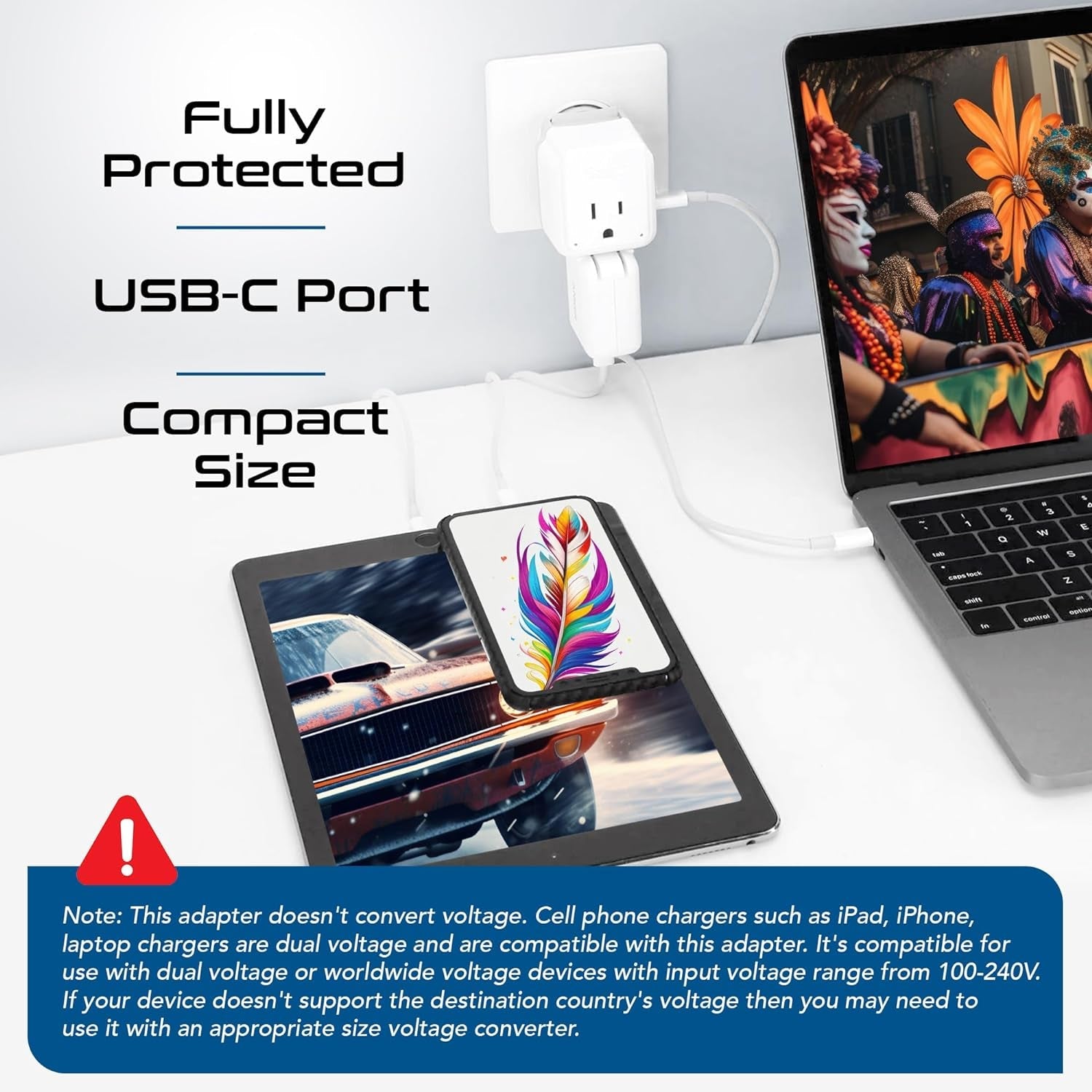 World Travel Plug Adapter Set, Safe USB - C 3.0 - 2 USA Socket,30W PD & QC - Compact & Powerful - Use in Europe Includes Type A, B, C, E/F, G, I Swadapt Attachments (PAK - 30 - WS) - Simply Just Deals LLCWorld Travel Plug Adapter Set, Safe USB - C 3.0 - 2 USA Socket,30W PD & QC - Compact & Powerful - Use in Europe Includes Type A, B, C, E/F, G, I Swadapt Attachments (PAK - 30 - WS)e7960736-b9b1-47b1-bc4d-50019e0d454bWorld Set - 30W Usb - CWorld Travel Plug Adapter Set, Safe USB - C 3.0 - 2 USA S