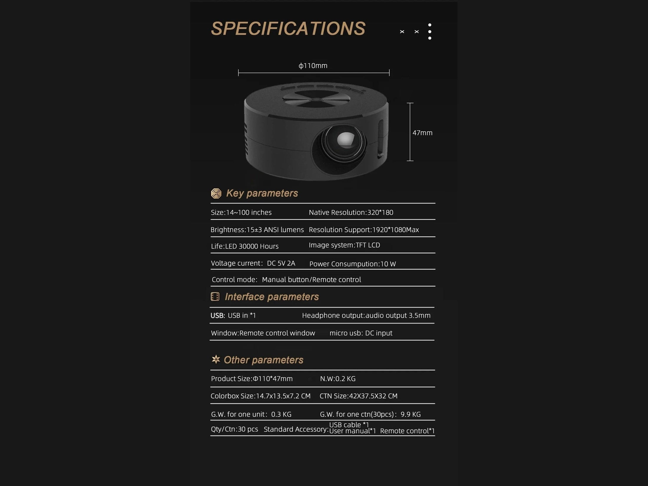 Xiaomi New Mini Mobile Projector Home Use Palm Size Remote Projector IOS Android System Wire Screen Mirroring Projector - Simply Just Deals LLCXiaomi New Mini Mobile Projector Home Use Palm Size Remote Projector IOS Android System Wire Screen Mirroring Projector14:193;200007763:201336100blackCHINAXiaomi New Mini Mobile Projector Home Use Palm Size Remote Projector IOS Android System Wire Screen Mirroring Projector